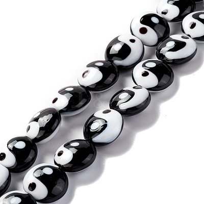 Handmade Lampwork Beads Strands LAMP-D015-10-1