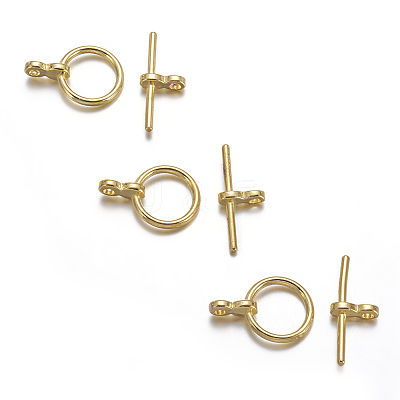 Tibetan Style Toggle Clasps TIBE-A001-25G-1