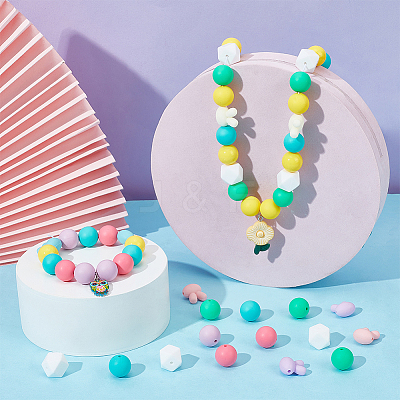 Easter Themed DIY Nursing Necklace Making Kit DIY-NB0009-60-1
