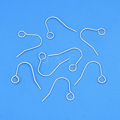 304 Stainless Steel Earring Hooks STAS-B047-31S-1