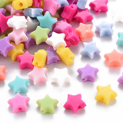 Opaque Acrylic Beads MACR-S373-29A-1