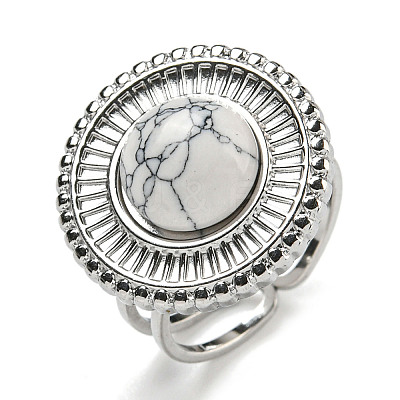 304 Stainless Steel Open Cuff Rings RJEW-C079-16P-1