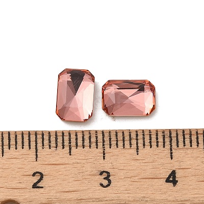 Glass Rhinestone Cabochons RGLA-P037-04B-D262-1