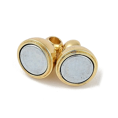 Rack Plating Brass Magnetic Clasps KK-Z070-19G-01-1