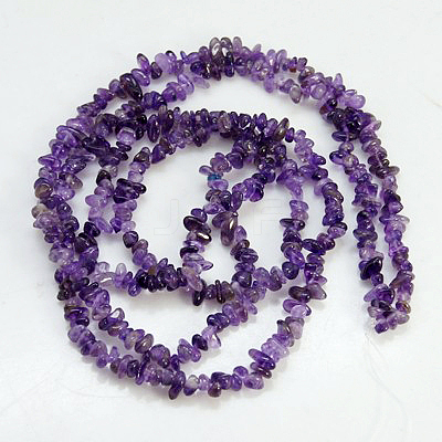 Natural Amethyst Beads Strands X-G-D283-3x5-7-1