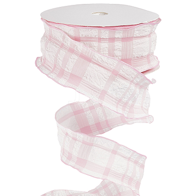 1 Roll Polyester Ruffled Ribbon SRIB-CY0001-14D-1
