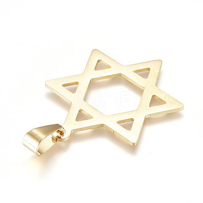 Religion Theme 304 Stainless Steel Pendants X-STAS-F239-04G-1