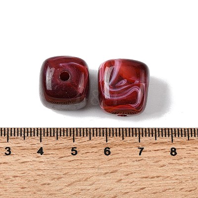 Opaque Acrylic Beads X-OACR-D320-01D-1