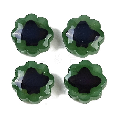 Two Tone Glass Mood Beads GLAA-Z007-07D-1