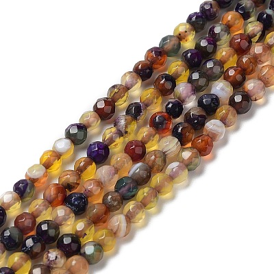 Natural Agate Beads Strands G-Q1000-01A-1
