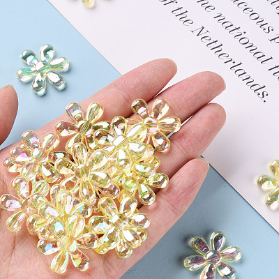 Transparent Acrylic Beads TACR-S154-35C-915-1