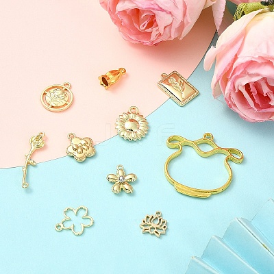 10Pcs 10 Styles Alloy Pendants FIND-YW0010-87-1