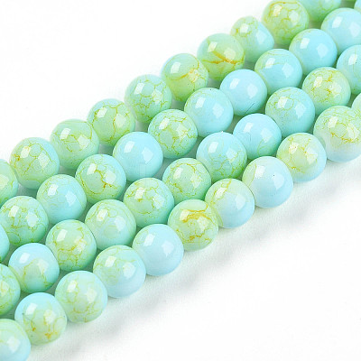 Baking Paint Glass Beads X1-DGLA-N003-4mm-C04-1