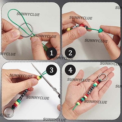 DIY Keychain Making Kits DIY-SC0031-88-1