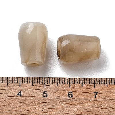 Two Tone Acrylic Beads OACR-S042-03C-1