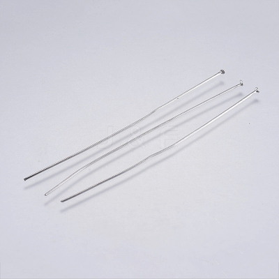 Tarnish Resistant 304 Stainless Steel Flat Head Pins STAS-F146-01P-70mm-1