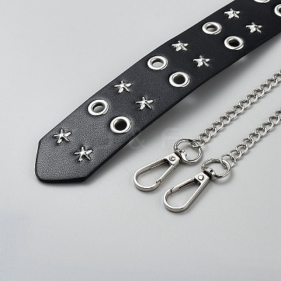 Imitation Leather Alloy Belt Buttons FIND-WH20012-54-1