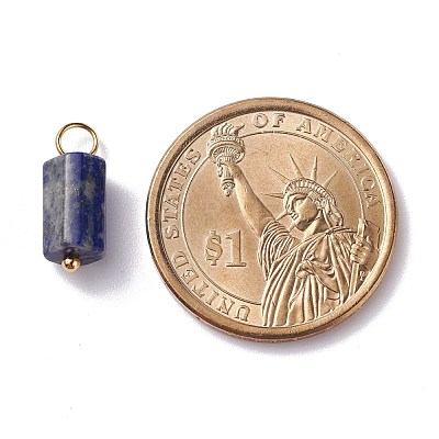 Natural Gemstone Pendants PALLOY-JF01226-1