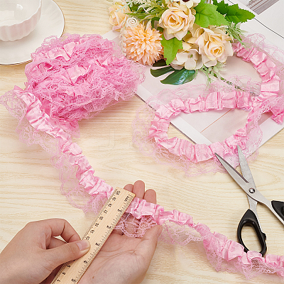 7.7~8M Stain Flower Lace Ribbon OCOR-FG0002-35B-1