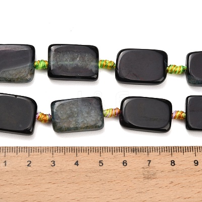 Natural Agate Beads Strands G-A321-A01-01B-1