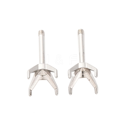 304 Stainless Steel Stud Earring Findings STAS-B091-02A-05P-1
