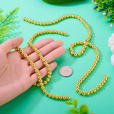 150Pcs 2 Strands Electroplate Glass Beads Strands EGLA-TA0013-57B-1
