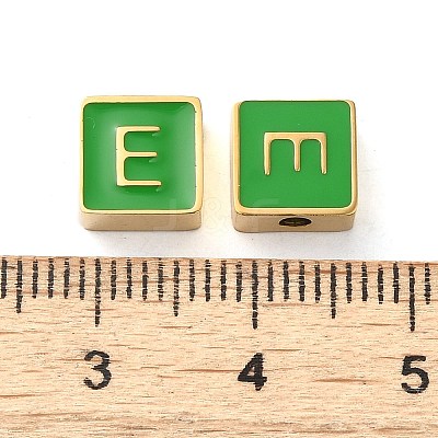 304 Stainless Steel Enamel Beads STAS-L022-293G-E-1