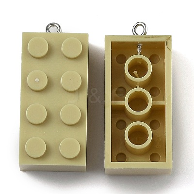 Opaque Acrylic Pendants MACR-B0001-02J-1