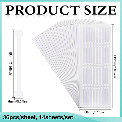 PVC Self-adhesive Stickers STIC-WH0003-60D-1