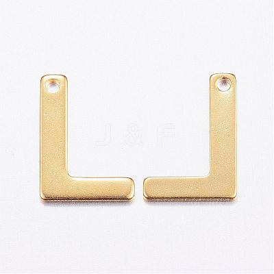 304 Stainless Steel Charms STAS-P141-L-1