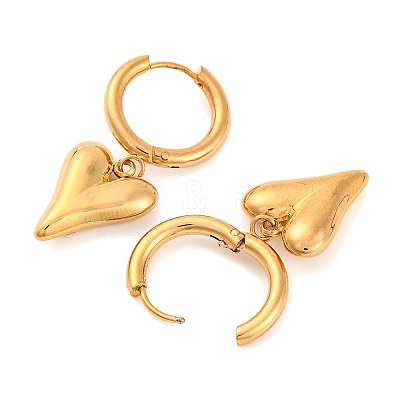 304 Stainless Steel Hoop Earrings for Women EJEW-Z057-14G-01-1