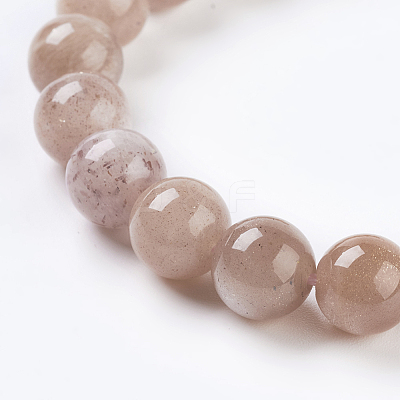 Natural Sunstone Beads Strands L-G-G099-4mm-14-1