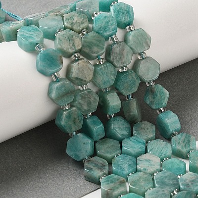 Natural Amazonite Beads Strands G-P534-A07-01-1
