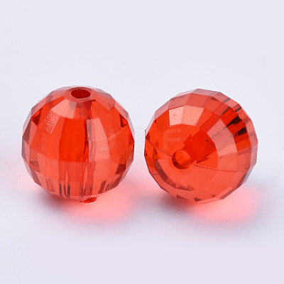 Transparent Acrylic Beads X-TACR-Q254-8mm-V12-1