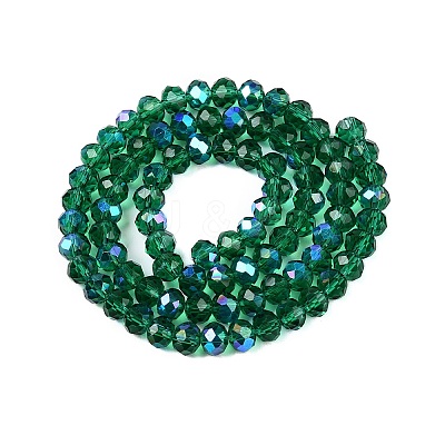 Electroplate Glass Beads Strands EGLA-A044-T6mm-L18-1