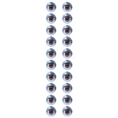 10 Pairs Iron & Plastic Blinkable Craft Eye DIY-GL0005-20B-1