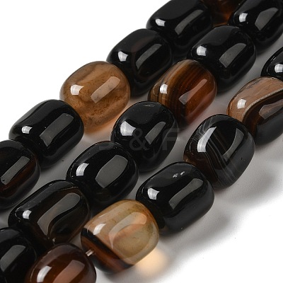 Natural Agate Beads Strands G-H295-F01-03-1