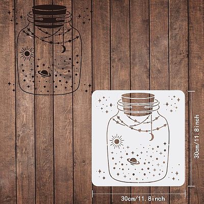 Plastic Reusable Drawing Painting Stencils Templates DIY-WH0172-439-1