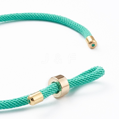Braided Nylon Cord Bracelet Making MAK-A017-D01-09G-1