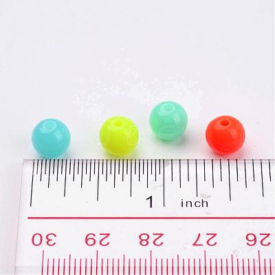 Fluorescent Acrylic Beads MACR-R517-8mm-M-1