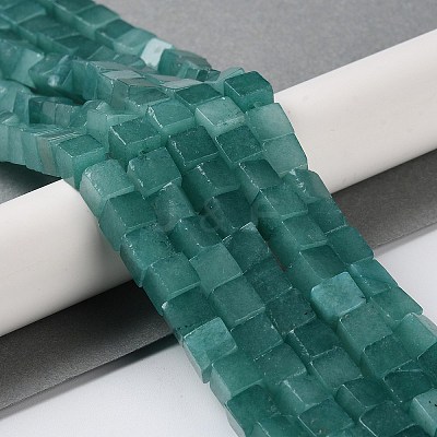 Natural Dyed White Jade Beads Strands G-Q008-C01-01B-1