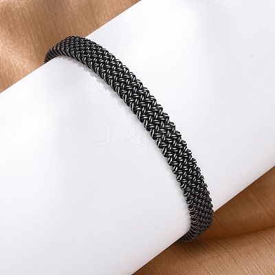 316 Surgical Stainless Steel Cuff Bangles for Men BJEW-P319-05A-B-1