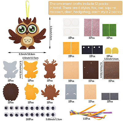 Autumn Animal DIY Craft Sets for Children FIND-WH20019-114-1