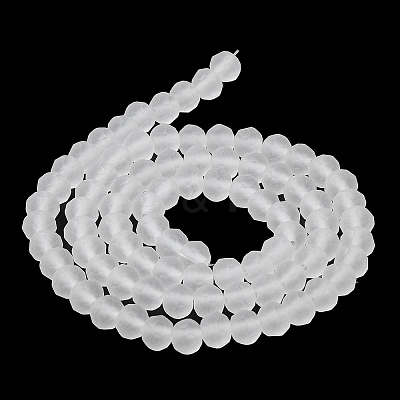 Transparent Glass Beads Strands X-EGLA-A034-T10mm-MD19-1