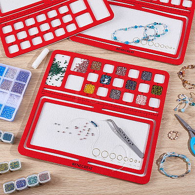 Felt Bead Design Board DIY-WH0419-98B-02-1