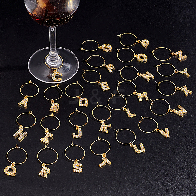 Wine Glass Charms AJEW-PH01562-1