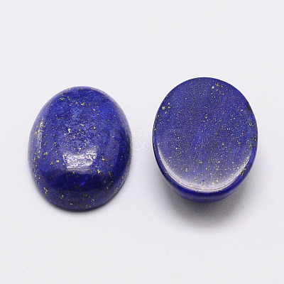 Dyed Oval Natural Lapis Lazuli Cabochons X-G-K020-18x13mm-02-1
