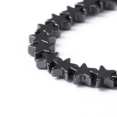 Non-Magnetic Synthetic Hematite Beads Strands G-D015-21-1