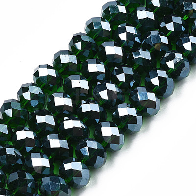 Glass Beads Strands X-GR12MMY-68L-1