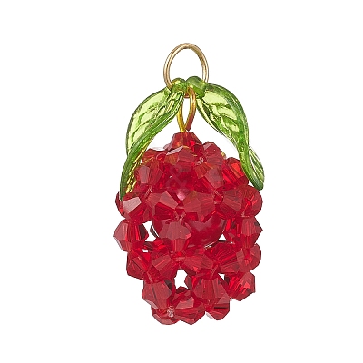 Glass Pendants PALLOY-MZ01074-01-1